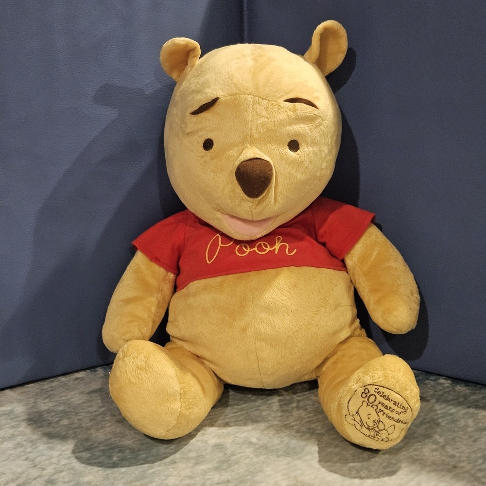 Disney Winnie the Pooh 24" Plush 2005 Fisher-Price 80 Years of Friendship Large